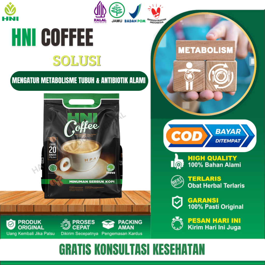 

HNI COFFEE Kopi Herbal Kopi Jantan Kopi Kuat Dengan Cita Rasa Khas Dan Nikmat Mengatur Metabolisme Tubuh Meningkatkan Kekebalan Tubuh. Terlaris