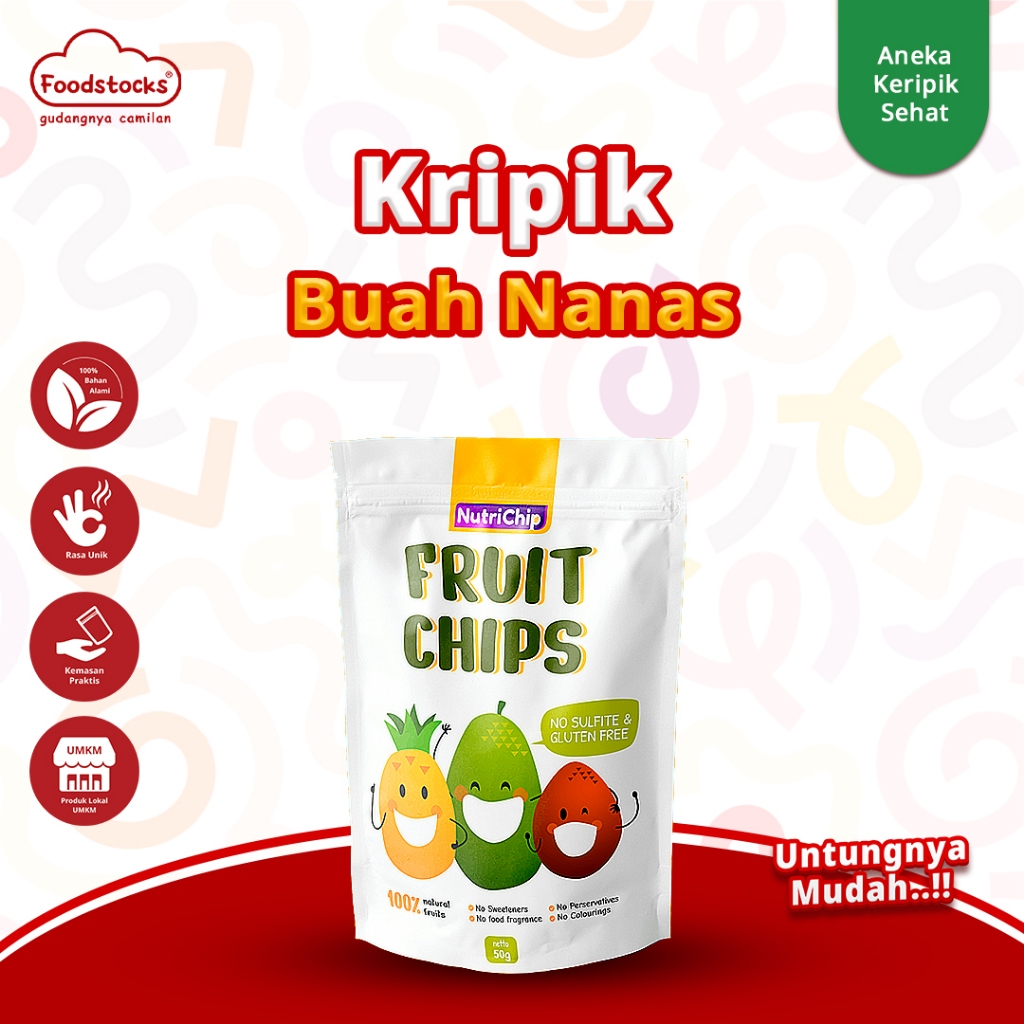 

Keripik Buah Sehat Nutrichip Nanas