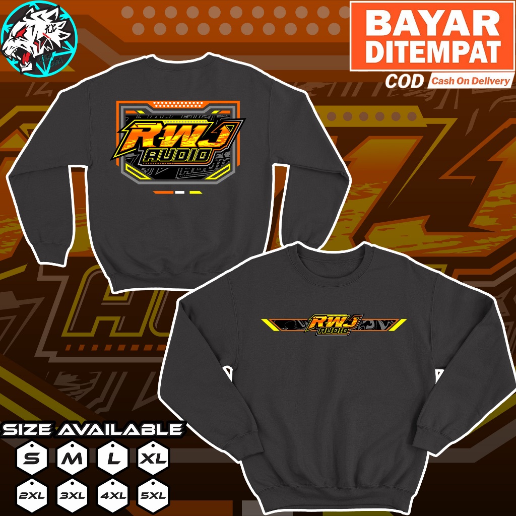 Jaket Sweater RWJ Audio Raden Wijaya Hoodie Sound System