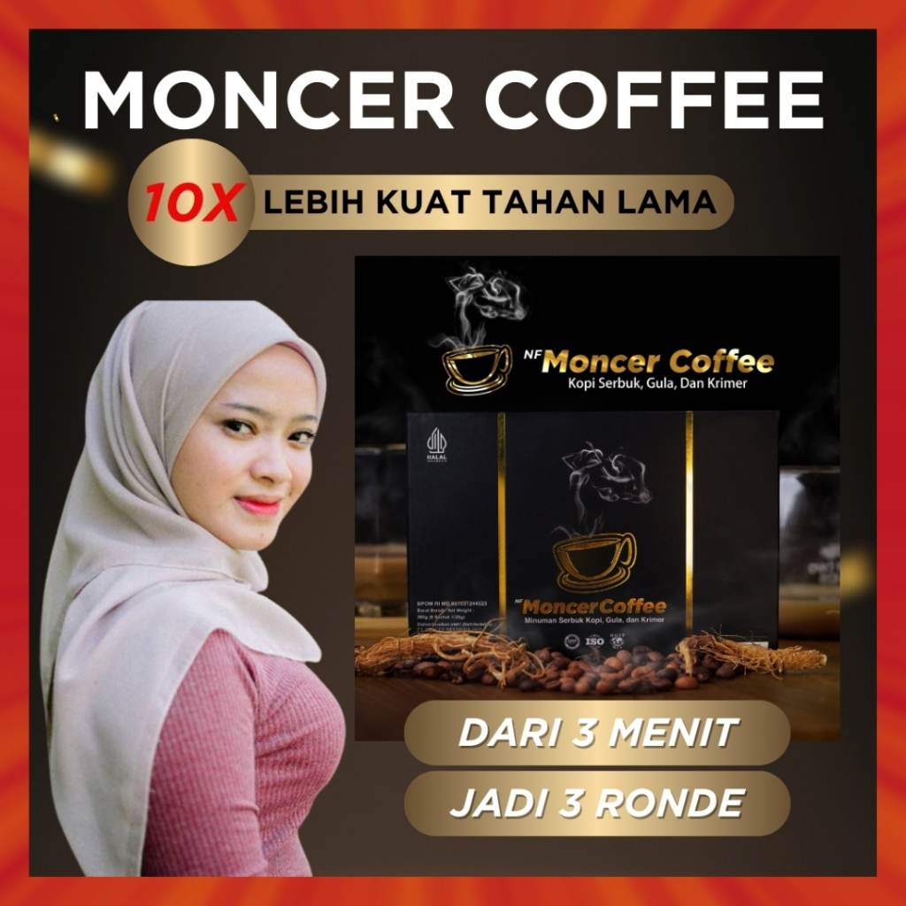 

Monceer Coffee Original Kopi Mocer Obat Kuat Pria Tahan Lama Penguat Stamina Suplemen Vitalitas Asli