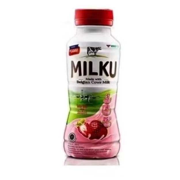 

MILKU UHT STROBERI 200 ML - SUSU