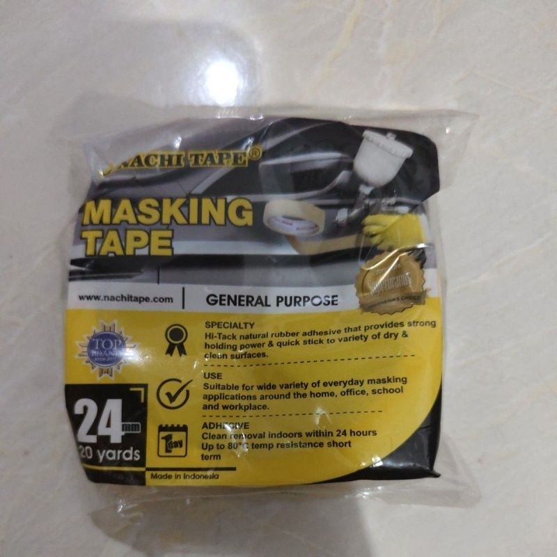 

MASKING TAPE / LAKBAN KERTAS 24MM / NACHI TAPE