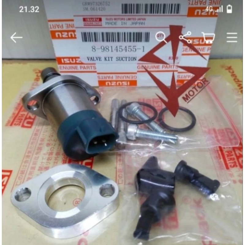 sensor valve scv ISUZU DMAX D-MAX 4jj 4jk