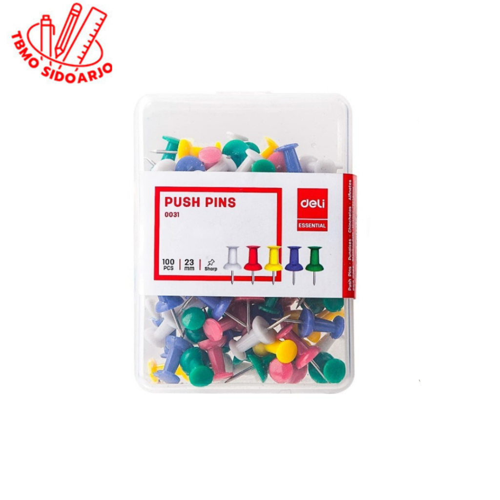

TBMO Deli Color Push Isi 100 Pcs E0031