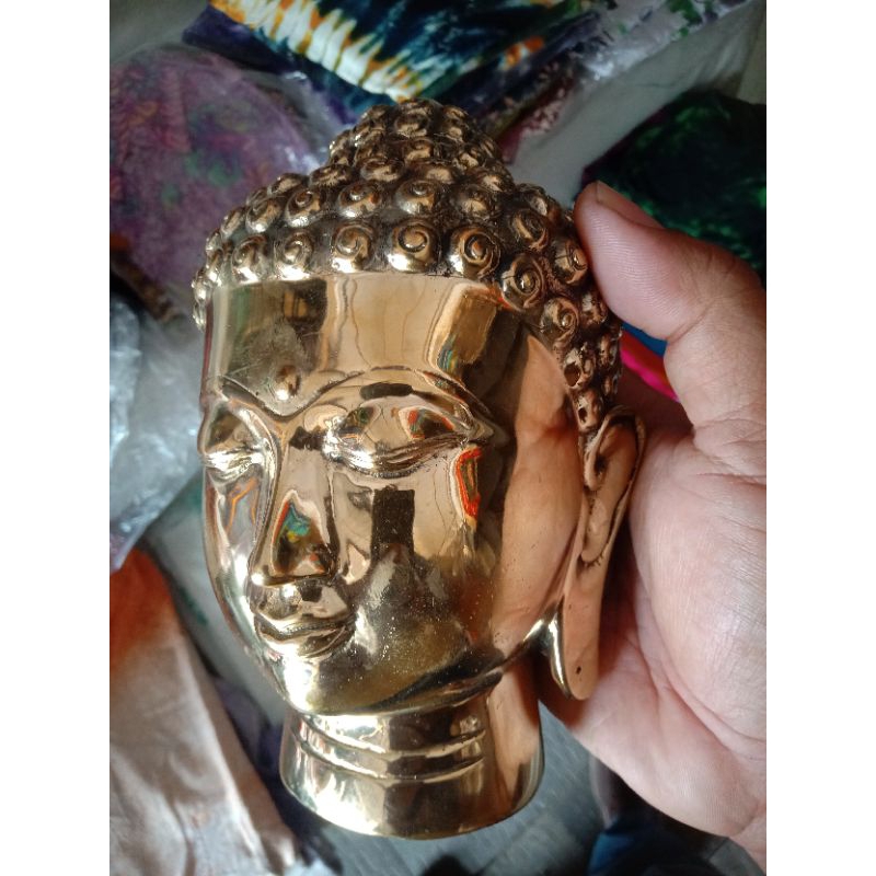 koleksi pajangan patung BUDHA GOLDEN budha cahaya