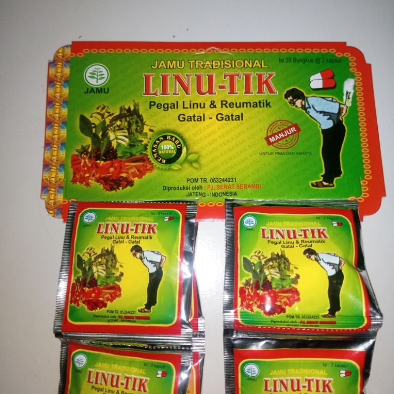 

JAMU TRADISIONAL LINU TIK OBAT PEGAL LINU REMATIK GATAL GATAL