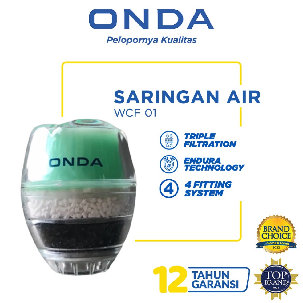 TERBAIK ONDA Saringan Air Kran Dapur Bersih WCF 1