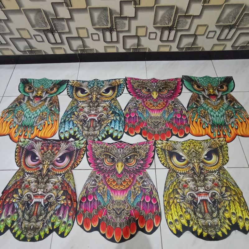 layangan celepuk mini printing