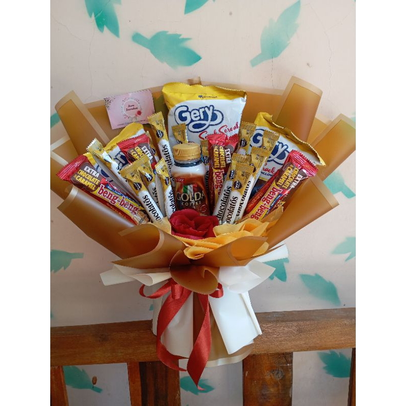 

buket jajan, buket snack, bucket kekinian