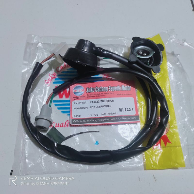 WIN - Fitting Socket Lampu Depan Vario 110 Karbu 2006 - 2009