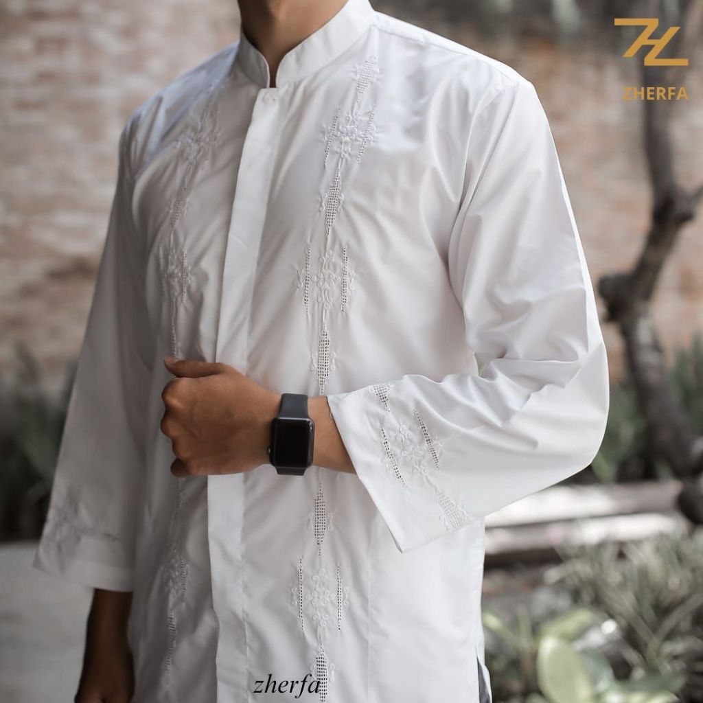 Baju Koko Kerancang Padang Kekinian || Lengan Panjang || Sulaman Manual || Pakaian Muslim Berualitas