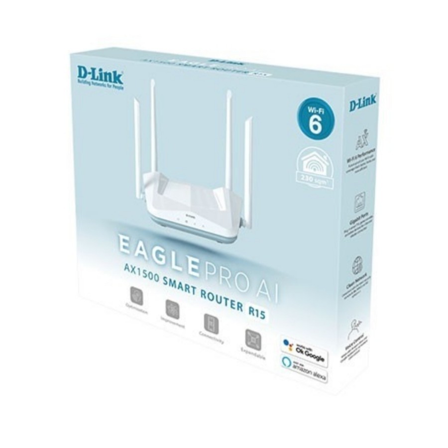 D-Link DLINK R15 AX1500 Smart Dual Band Wireless Router
