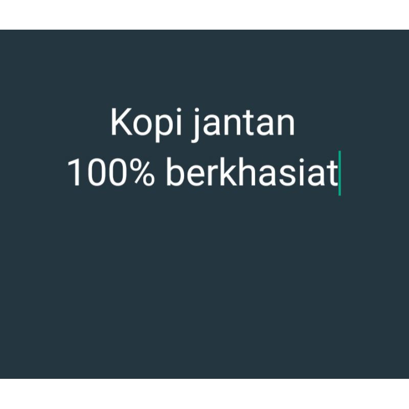

Bisa COD 250 gram kopi bubuk formula 100 % Berkhasiat