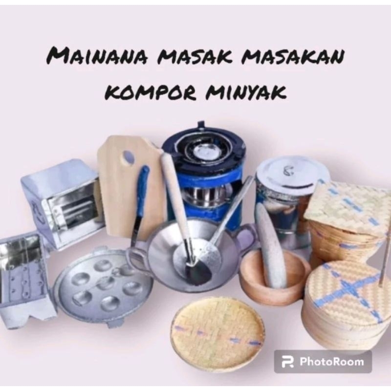Alat masak masakan mini lengkap Asli bisa nyala bisa masak beneran