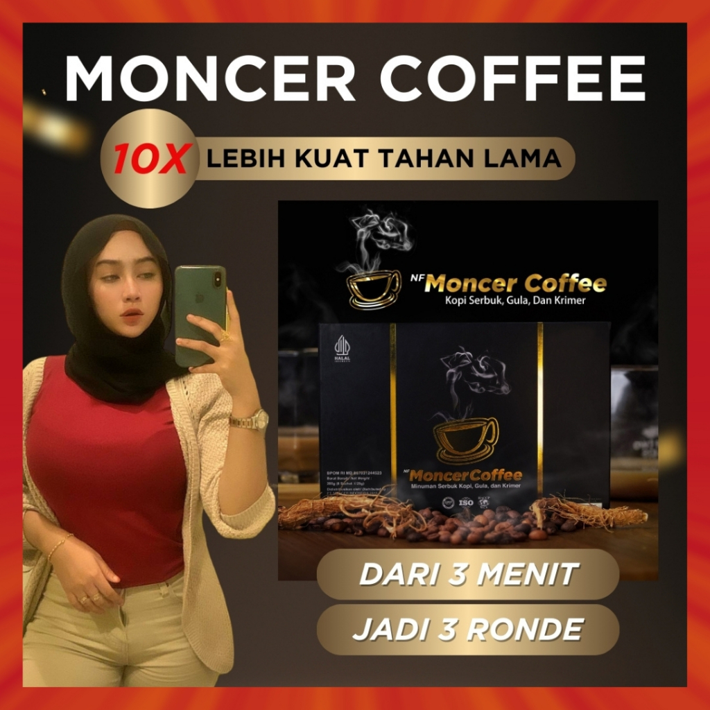 

Monceer Coffee Original Obat Kuat Herbal Tahan Lama Kopi Penguat Stamina Pria Alami Aman BPOM HALAL