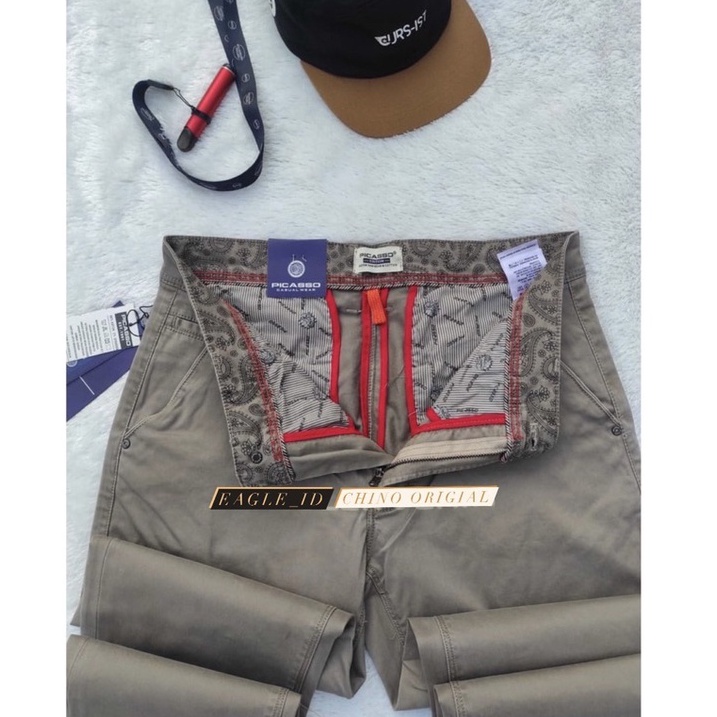 laris manis PICASSO  Celana Chino Pria Picasso Slimfit  Celana Panjang Pria Chinos Picasso