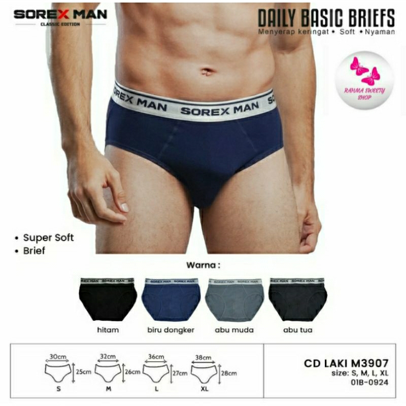 RJ6 1 PCS - Sorex CD M3903 , M3907 CD Sport Pria Super Soft