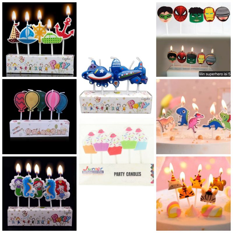 Lilin ulang tahun karakter anak lilin ulang tahun lucu lilin kue ultah anak lilin ultah karakter kar