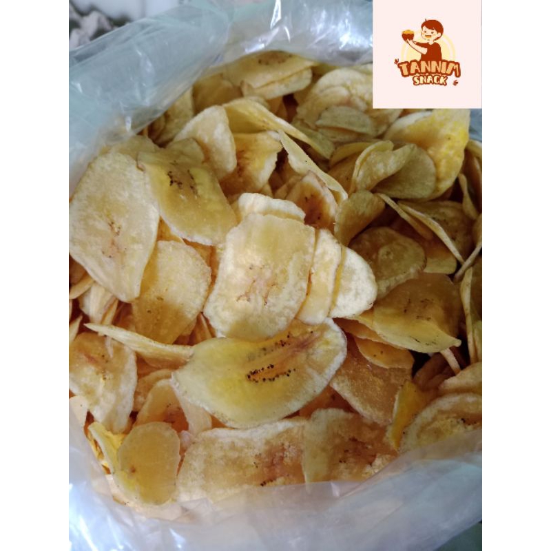 

1kg KERIPIK PISANG KEPOK ASIN GURIH