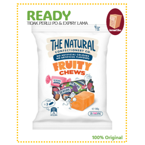 

The Natural Confectionery Co. Fruity Chews Lollies | 180g