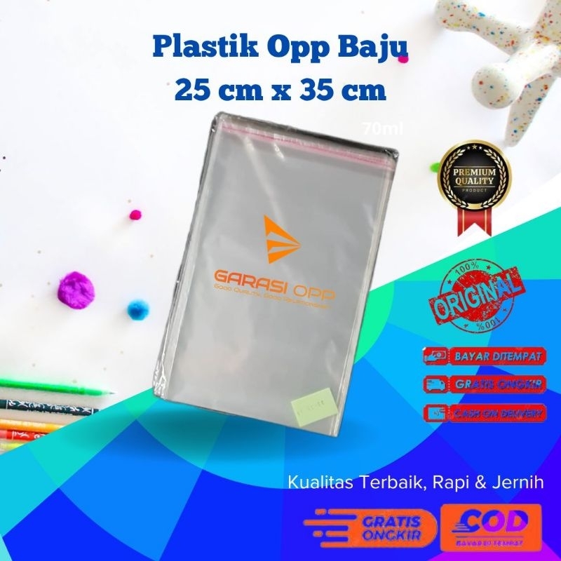 

Plastik Opp Baju Ukuran 25x35