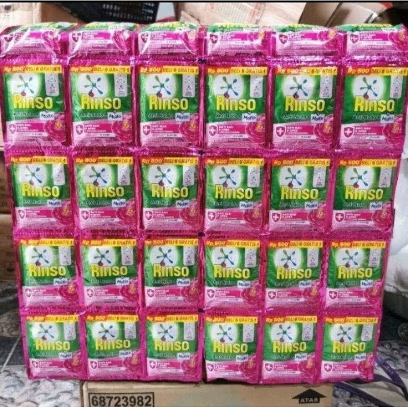 NEW Rinso cair 30 saset kemasan renceng Dw108