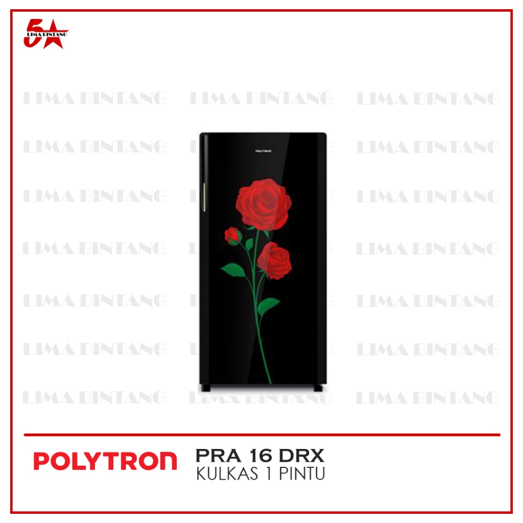 POLYTRON KULKAS 1 PINTU 160 LITER PRA 16 DRX / PRA-16DRX