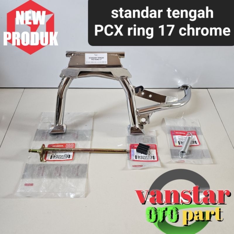 STANDART TENGAH HONDA PCX 150 RING 17 WARNA CHROME
