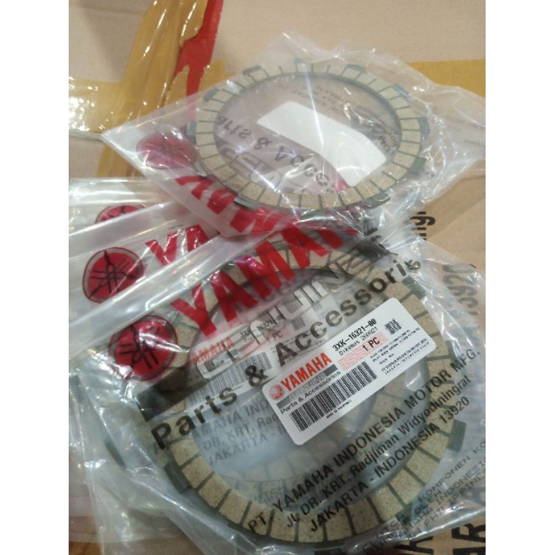 Kampas Kopling Set 8Biji Original Genuine Yamaha YZ250X 2T WR450F / 3XK-16321-00