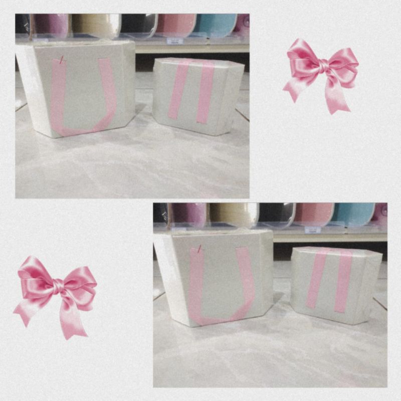 

Box Gift Bag Monochrom 1.Besar Dan Box Gift Bag Monochrom 2 kecil