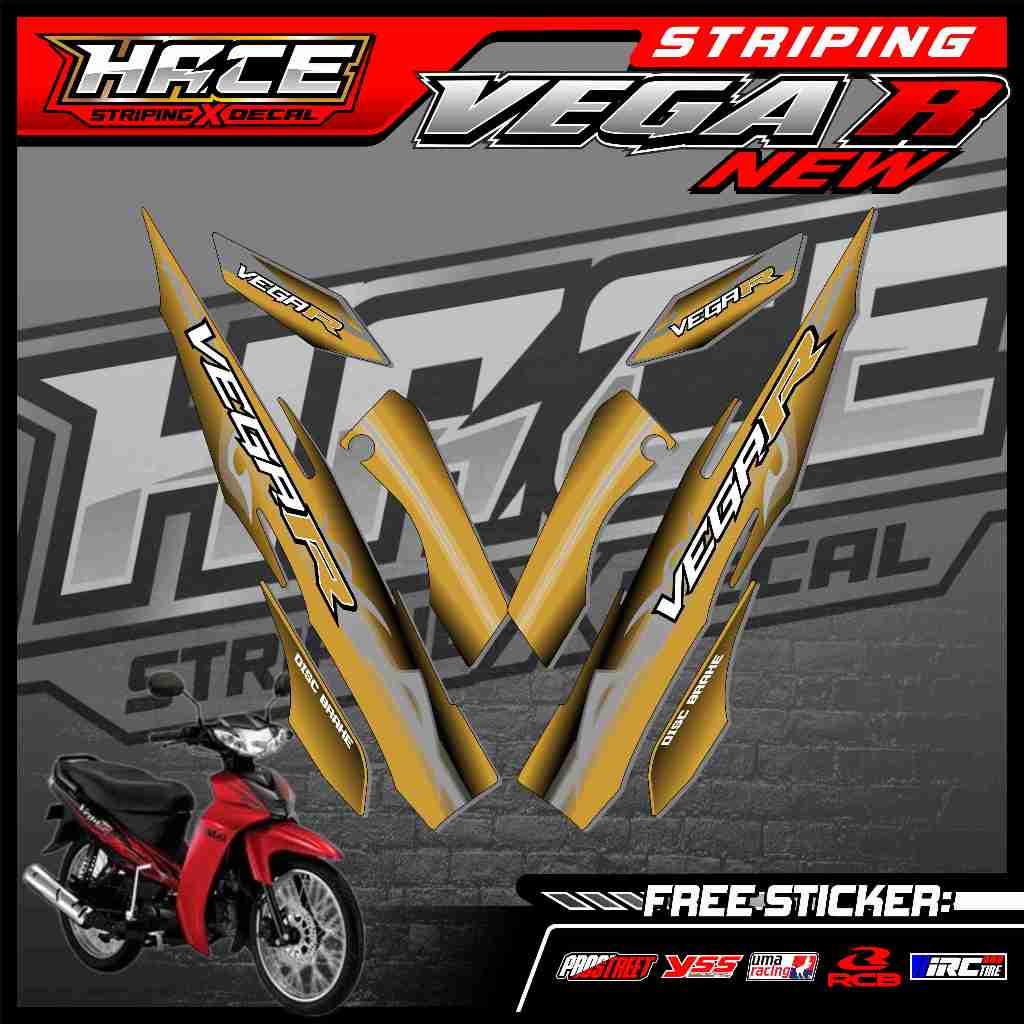 770 STRIPING STICKER VEGA R NEW - STRIPING STICKER VEGA R NEW SIMPLE RACING