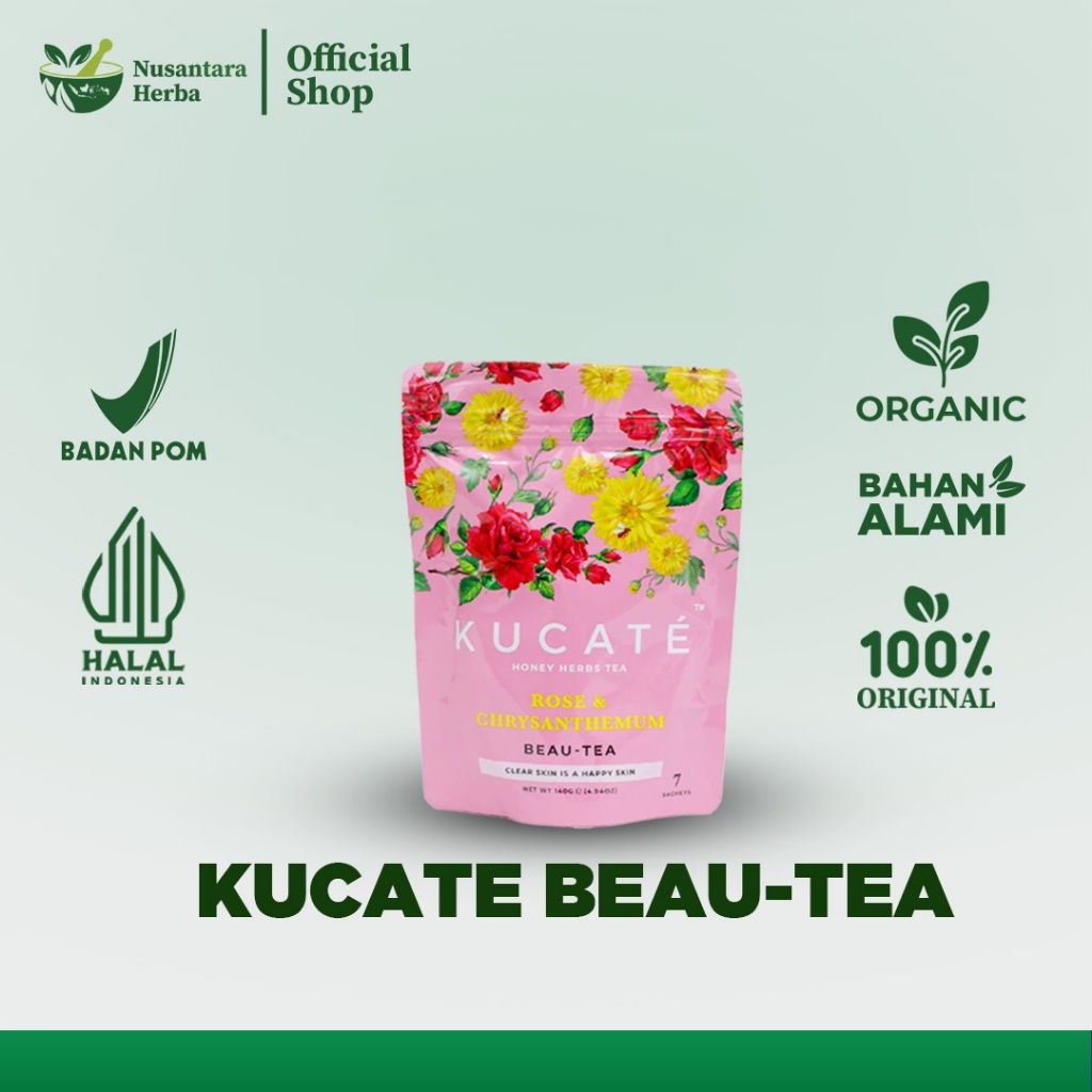 

Kucate Beau Tea - Tea Kesehatan Dengan ekstak bunga chrysanthemum 7 sachet