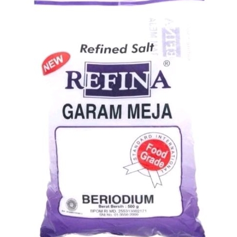 

REFINA GARAM MEJA BERYODIUM 500 GR