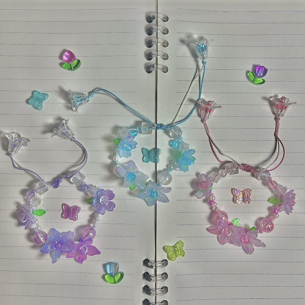 Gelang Manik-Manik Tema Bunga | Fairy Blossom Garden