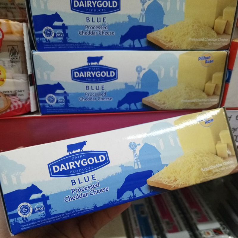 

KEJU DAIRYGOLD BLUE 480GR/KEJU CHEDDAR DAIRYGOLD 480G