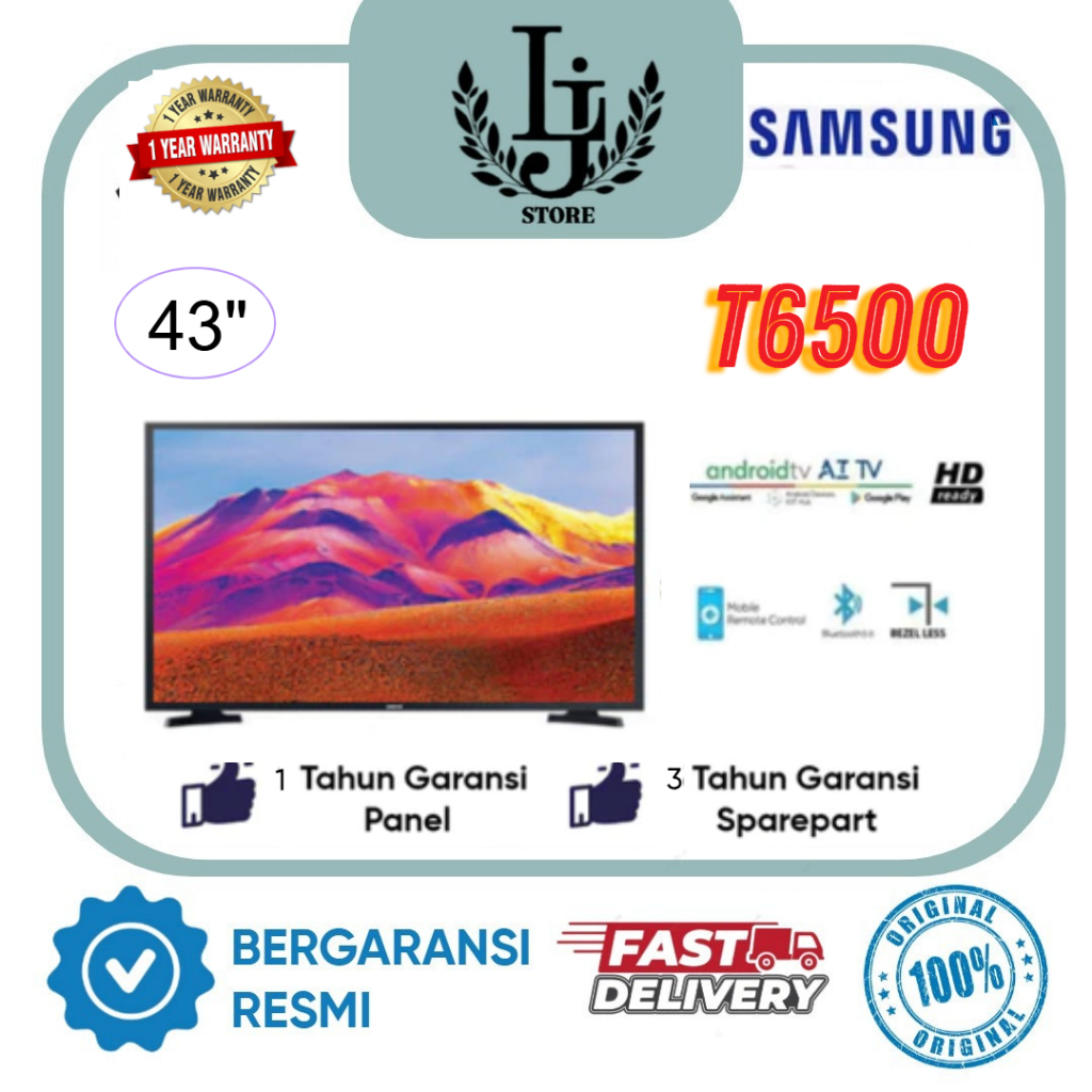 TV LED Smart Samsung 43T6500 LED Samsung 43 Inch Smart TV Samsung