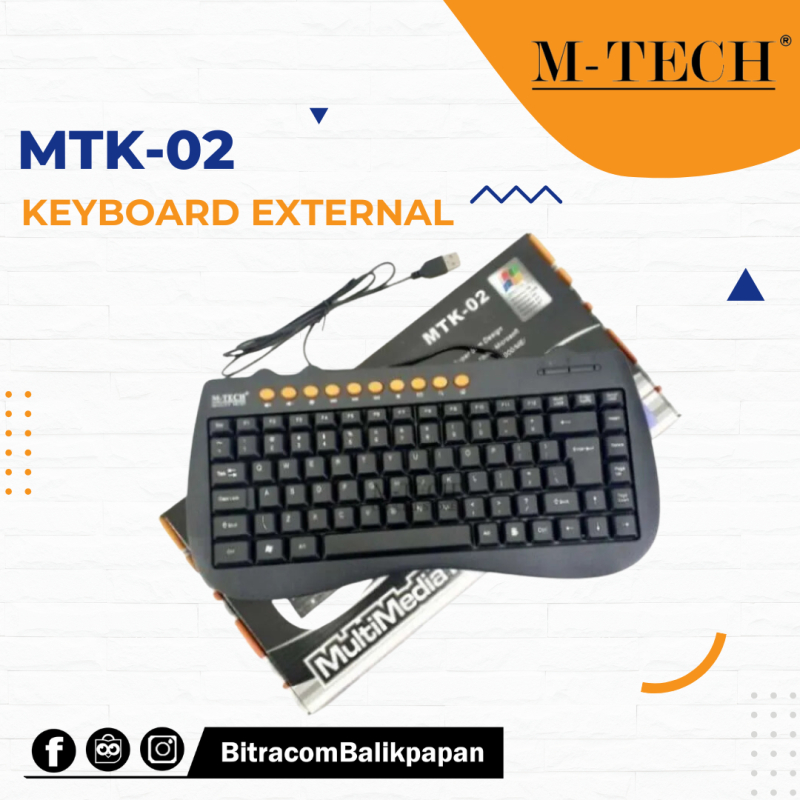 Keyboard External M-Tech MTK-02 External Keyboard