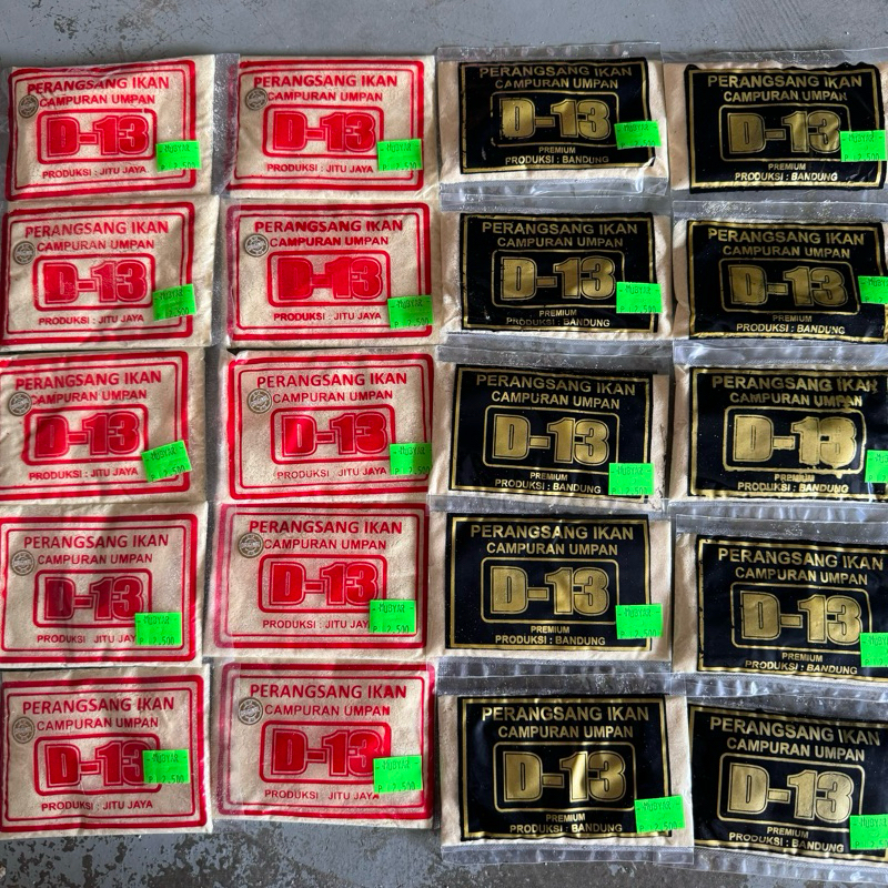 Perangsang Ikan mas D13 Campuran Umpan Hitam Premium & Merah