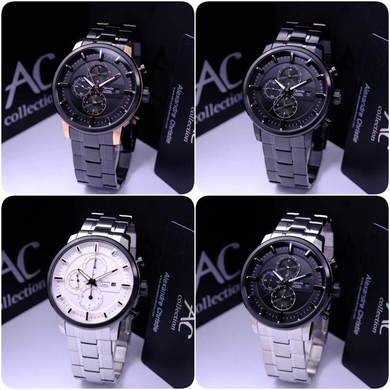 FREE BATRAI COD JAM TANGAN PRIA ALEXANDRE CHRISTIE AC 6323 / AC6323 / AC 6562 / AC 6658 ORIGINAL GAR
