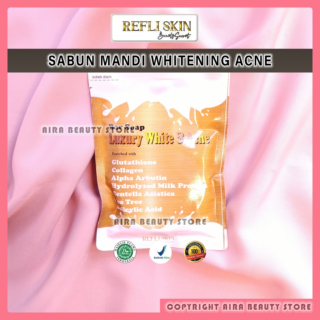 Sabun Muka untuk Jerawat Original by Refli Skin x Lglow Beauty