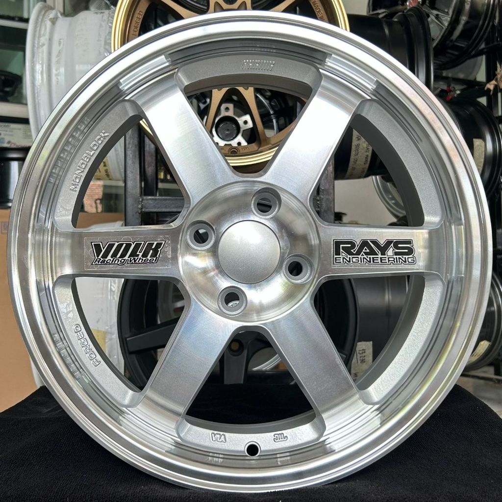 VELG MOBIL RING 16 - VELG RAYS RC TE R16X7 HOLE 4X100 ET 38 CB 73.1 SILVER POLSIH