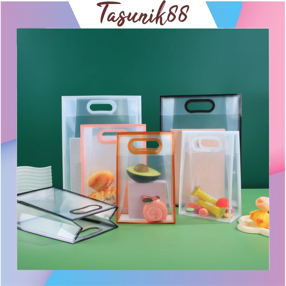 

⭐TasUnik88⭐ Tas Mika Goodie Bag Doff Transparant Hampers Ulang Tahun Hadiah R1182