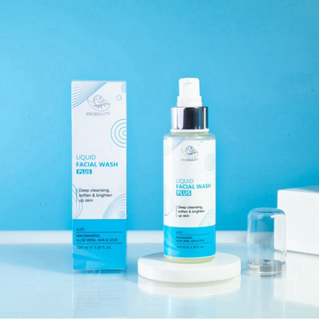 Probeauty facial wash aha/sabun flek/melasma wajah/facial wash plus