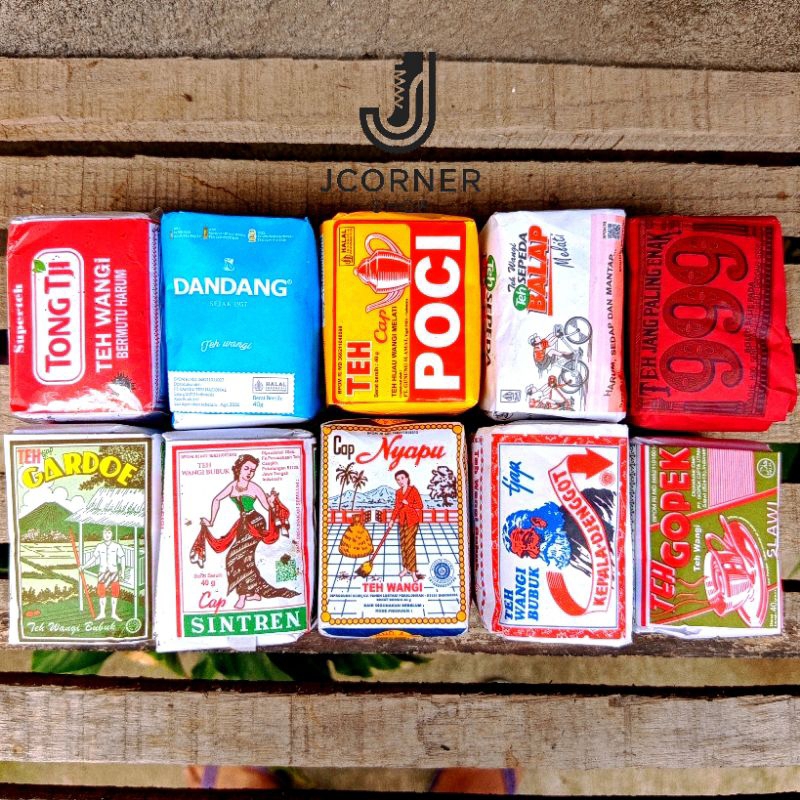 

Teh campur 1 Slop ( 10 pcs) Racikan WEDANGAN Khas Solo