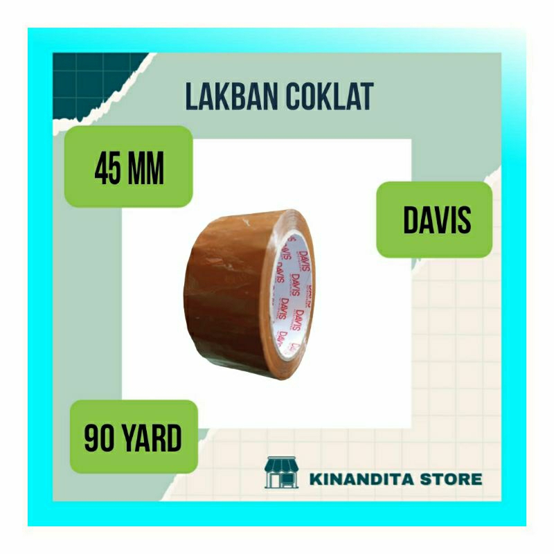 

Lakban Coklat / Davis Lakban Coklat 2 Inch x 100 Yard Super Lengket