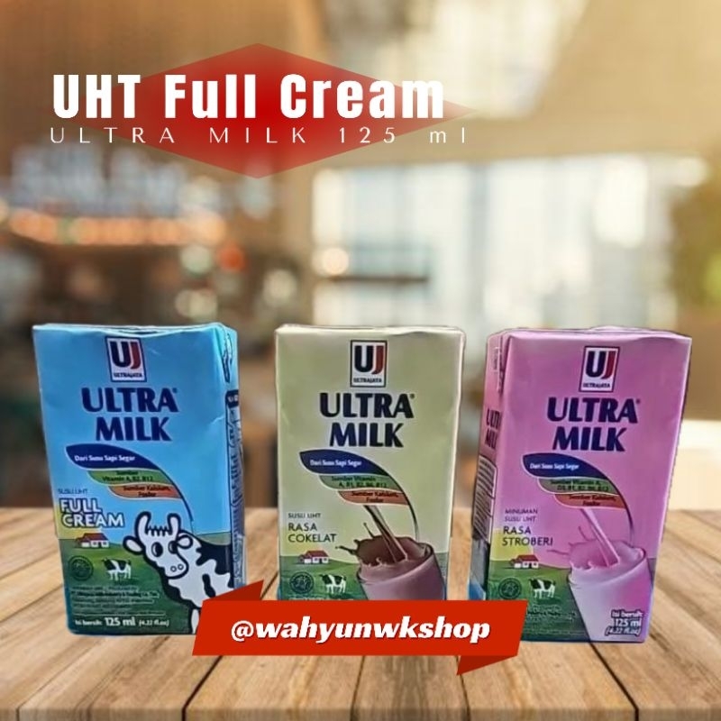 

Susu UHT Full Cream ULTRA MILK 125 ml | 3 rasa | 40 Pcs Per 1 Dus
