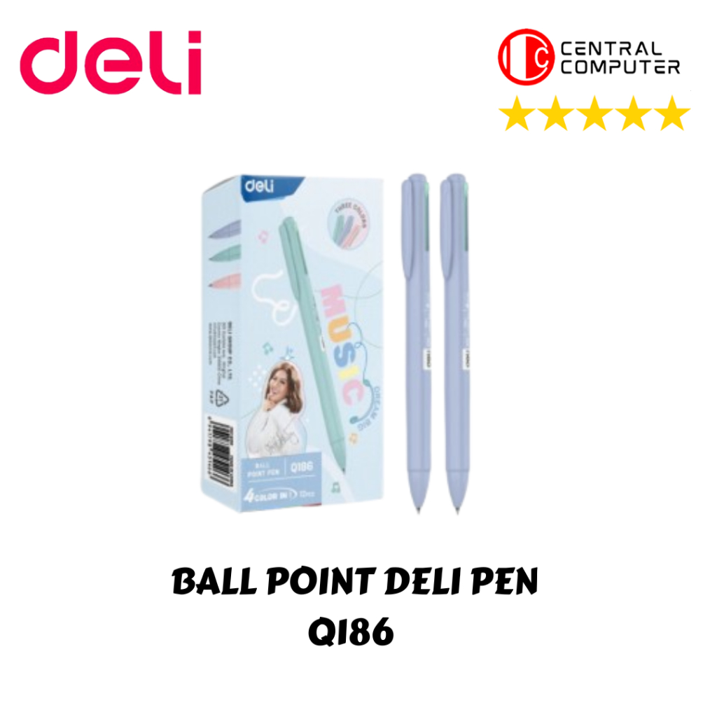 

DELI BALLPOINT GEL PEN PULPEN GEL WARNA - Q186