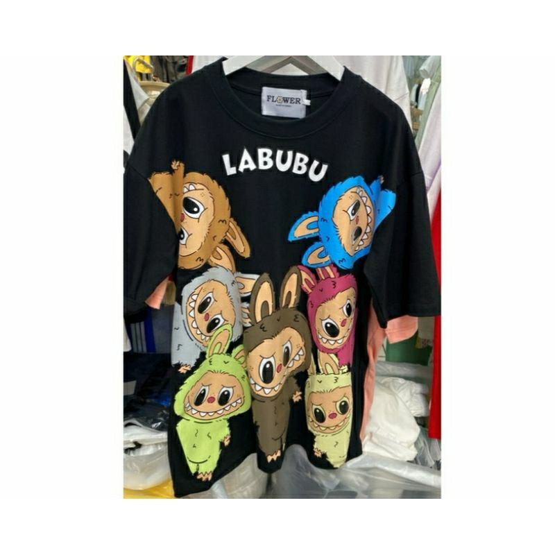 READY STOK/Kaos BANGKOK/FLOWER/LABUBU PINK FUSCHIA