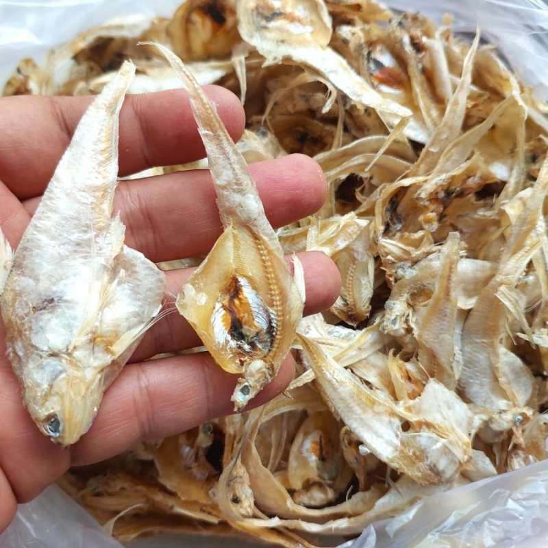

Ikan Asin / Maco Kase Bulu Ayam 1kg Asli Bukittinggi