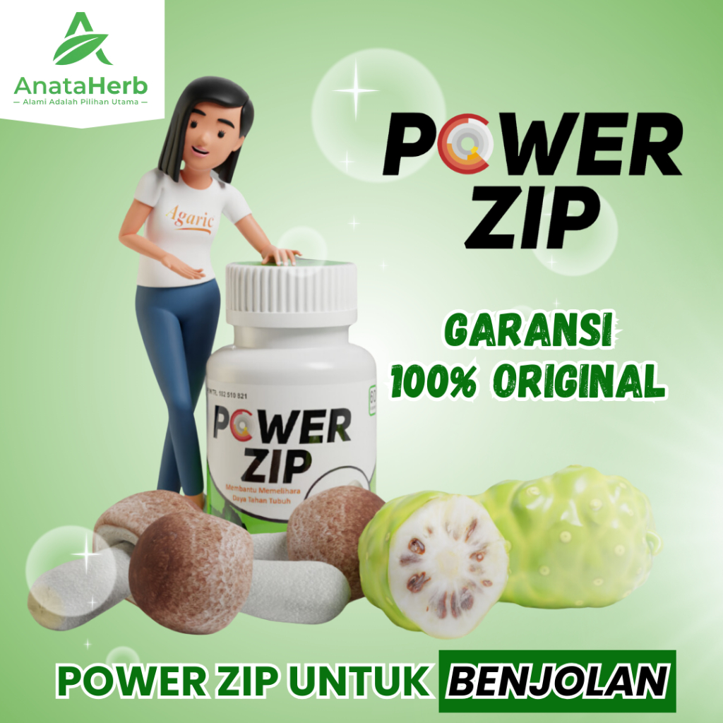 Power Zip Garansi 100% Original Obat Tradisional untuk benjolan isi 30 dan 60 kaplet